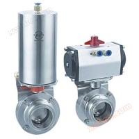 Hygieneklasse pneumatisches Schmetterlingsventil